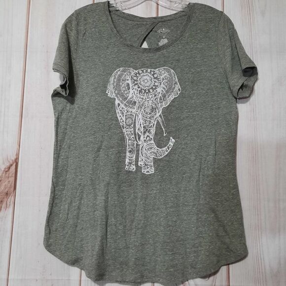 Elephant Tshirt Ladies size Medium - Picture 1 of 7